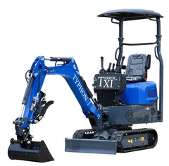 13 Attachments Bundle TERROR XI Mini Excavator Digger 13.5hp Gas B&S EPA Engine
