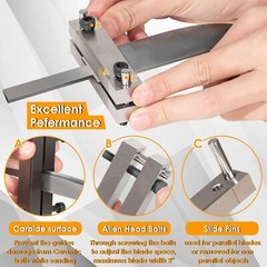 Hardened File Guide with Carbide Surface For Knife Making Knife Maker Tool 2”