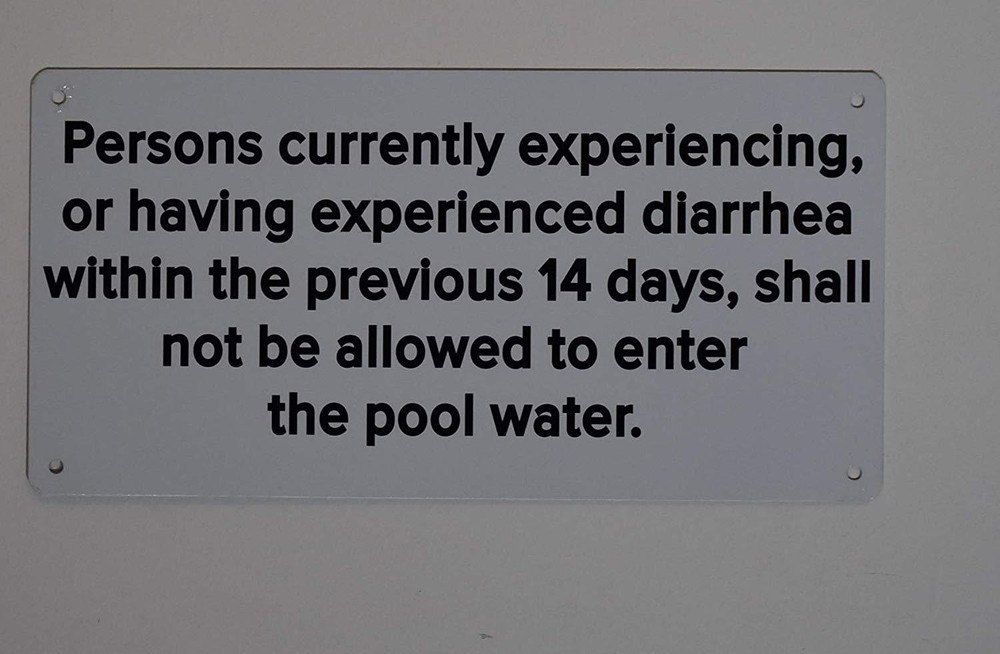 Persons Currently Experienced Diarrhea withing The Previous 14 Days, Shall not e