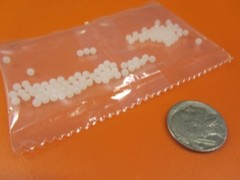 Nylon 6/6 Natural Molded Balls, 1/8″ (.125″) Dia, 300 Pc