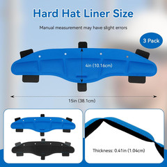 Hard Hat Sweatband, Hard Hat Cooling Liner for Safety Helmets, Reusable
