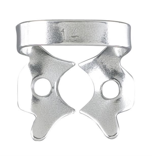 Stainless Steel Rubber Dam Clamps #14 for Molars | Sold in Pack of 2