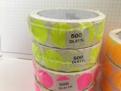Tape Logic Inventory Circle Labels, 1″, 2 of DL611L, 2 of DL611K and 3 of DL611H
