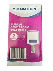 2 Pack of Marathon Manual Foam Soap Refill, 1000 mL (GP7671200). New In Box!