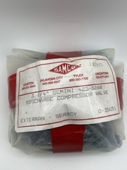 Gemini 425-8280 425-8280-R Compressor Discharge Valve 3-1/4 inch Samco Rebuilt