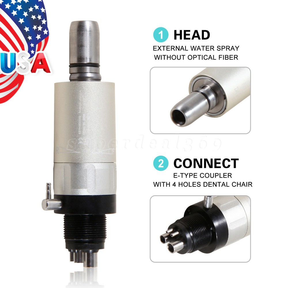 1-10 Dental Low Speed Handpiece Contra Angle Push YX23/ Air Motor E-Type YX205M