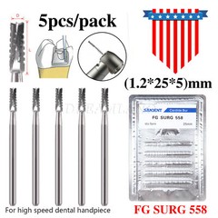 FG 558L SANDENT Carbide Burs FG558L Bur #558L Friction Grip USA