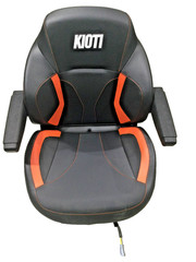 New OEM KIOTI CS20 Complete Seat w/OPS (pigtail) /Armrest/Brackets / CSA124