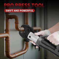 Rogvoc Electric Pipe Crimping Tool Kit 6 Pro Press Jaws Pro Press Tool For 1/2