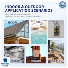 Transparent Waterproof Coating 35 oz Invisible Leak Proof Sealant for Roof Wall