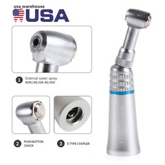 Dental E TYPE push button Contra Angle LOW Handpiece A+ Dentist Brand New PAD