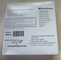 Pitney Bowes Red Fluorescent Ink Cartridge 765-0 For DM200,DM300 Series Systems