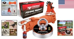 Complete 500 LBS Neodymium Magnetic Fishing Kit – Treasure Hunting Gear!