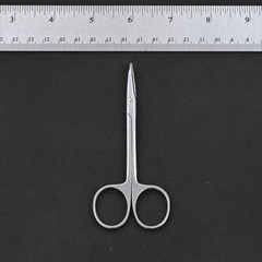 Aesculap BC173R Stevens Tenotomy Scissors Curved B/B Round Handle 4¼ in