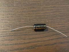 5pc Electrolytic Capacitor Axial 2000hr +105℃ RoHS 4.7uF 450V φ10x20mm Supertech