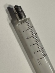 Vintage Becton Dickinson Yale B-D Lok 50cc Glass Syringe