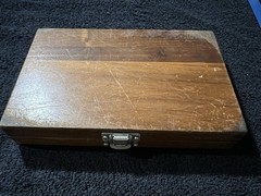GAR M-15 MASTER STANDARDS SURFACE FINISH (TEXTURE) BLOCKS W Original Wooden Box