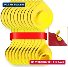 10pcs Gas Can Vents For Plastic Gas Cans – Yellow Plastic Can Vent Caps, Gas Bre