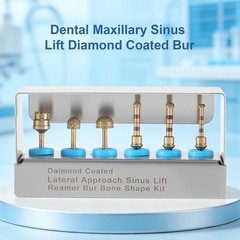 AZDENT Dental Diamond Burs Maxillary Sinus Llifting Surgery Drill Bone Shape Kit