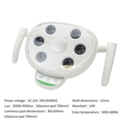 22mm/26mm Dental Oral LED Light Induction Lamp with 6 High Power LED CX249-23 CE