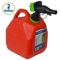 (2 pack) 2-GL Scepter SmartControl Gas Can. Fuel Type Gas. Red.