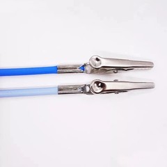 Dental Bib Napkin Holder Clip Silicon Flexible Anti-Slip Silicone Chain Flat