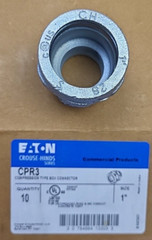 1″ Compression Connector Malleable Iron Type Rigid Eaton Crouse-Hinds CPR3 10/PK
