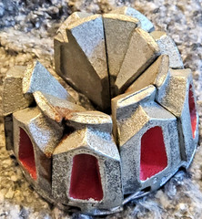 PARKER HOSE 80C-A04 SILVER HOSE CRIMPING DIE WITH RED INSETS FOR 1/4 HOSE