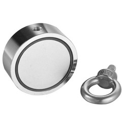 800LBS Neodymium Fishing Magnet Kit Up To Pull Force Super Strong Hunt & Rope