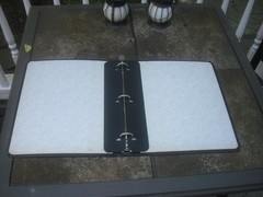 Vintage Norwood 1.5″ 3-Ring Binder, Black Pebble Textured Finish