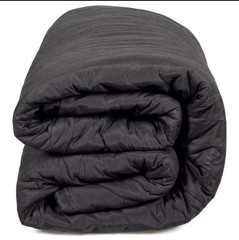 96″x80″ Extra Large Sound Dampening Blanket with Grommets, Washable, 12 Pounds..