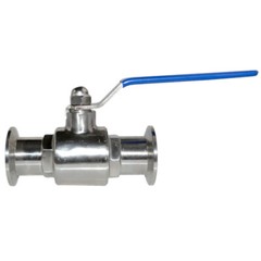1.5 inch 1-1/2″ Sanitary Full Port Ball Valve Tri Clamp Ferrule SS316 Brew US.