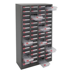 60 Drawers Hardware Tools Storage Cabinet Shop Bolt and Nut Tool Organizing Case