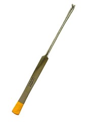 8″ Gold Tipped Flat Handle Smooth Snook Hook, Veterinary Spay Hook Instrument