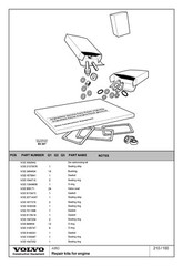 Volvo Model A35D Articulated Dump Truck Parts Manual