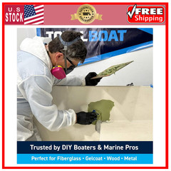 TotalBoat TotalFair Epoxy Fairing Compound, Fiberglass, Wood, Metal, 2 Pint Kit