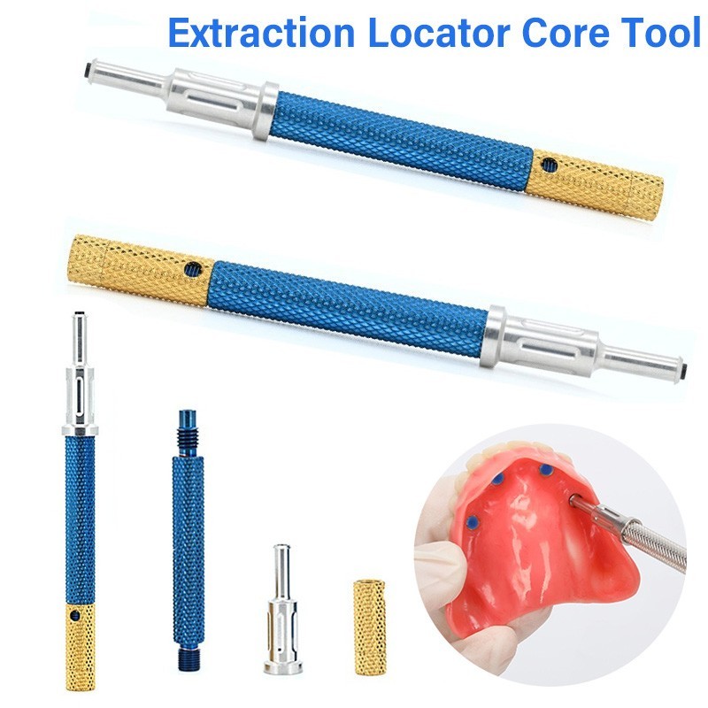 Dental Universal Implant Locator Retention Caps Insertion Remove Core Insertion