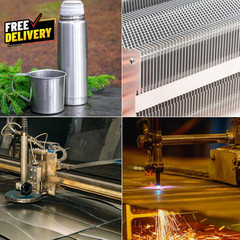 6061-T6 Aluminum Sheet 12x16x1/4 Inch Thick Metal Plate Durable DIY…