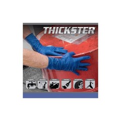 SAS 6602-20 Thickster Latex Disposable Gloves, 14 mil, Medium, 50 Pack