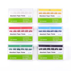 Dental Endo Absorbent Paper Points Color Coded Taper 02/.04/.06 #15-40
