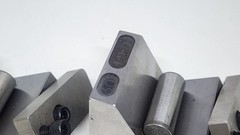 Pair Of Machinist V Blocks Fixtures 30 Degrees Jig Angle Block And Clamps