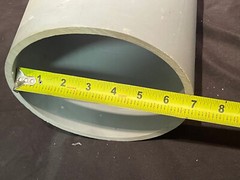 6″ Grey PVC Slip Joint Coupling Schedule 40 Gray Electrical Conduit Pipe Fitting