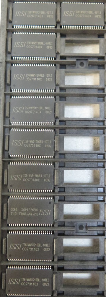 *LOT OF 10* ISSI IS61WV51216BLL-10TLI SRAM, Asynchronous Memory IC 8Mb 512K x16