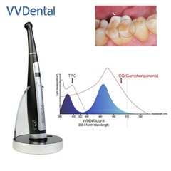VVDental Curing light LED Resin Cure Lamp 1 Second 3200mw/cm²6 Modes OLED Screen