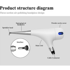 2/4 Holes Dental Air Flow Teeth Polishing Polisher Handpiece Hygiene Prophy Jet