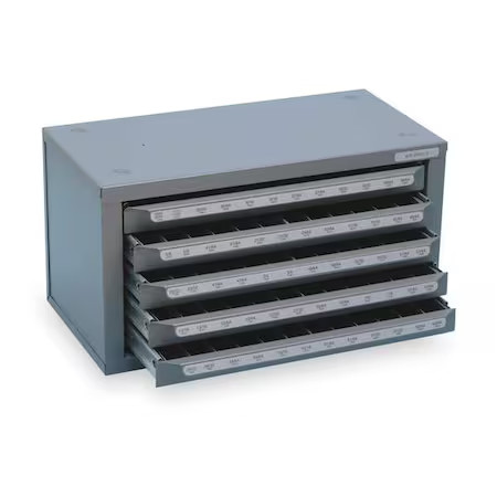 Huot 13166 Drill Dispenser, Fraction, 60 Compartments