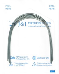 J&J Ortho™ Orthodontic NiTi Ultra Elastic Arch wire Round (10 pcs) Ovoid Natural