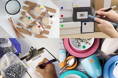Round Dot Removable Stickers 15mm Assorted Color Coding Circle ~ 5/8 Inch Labels