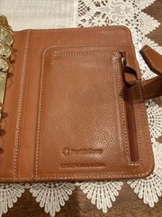 Franklin covey Vintage Aurora Full Grain Italian Leather Compact New