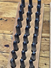 Young Bros. Steel Stamps GRUV GRIP Heavy Duty 1/16″ Letters NEW
